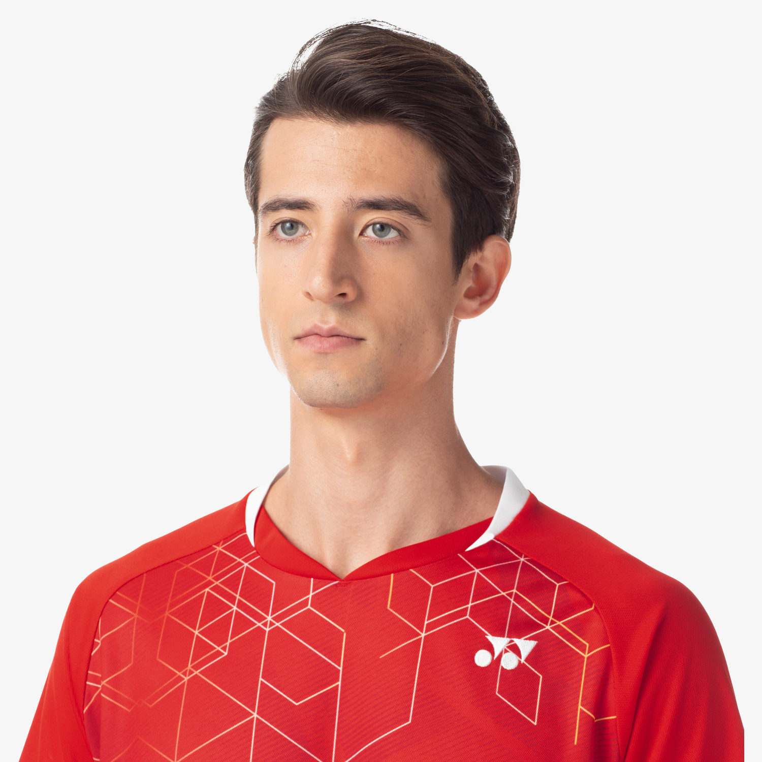 Yonex Men's Crew Neck Shirt 10602 (Sunset Red) 