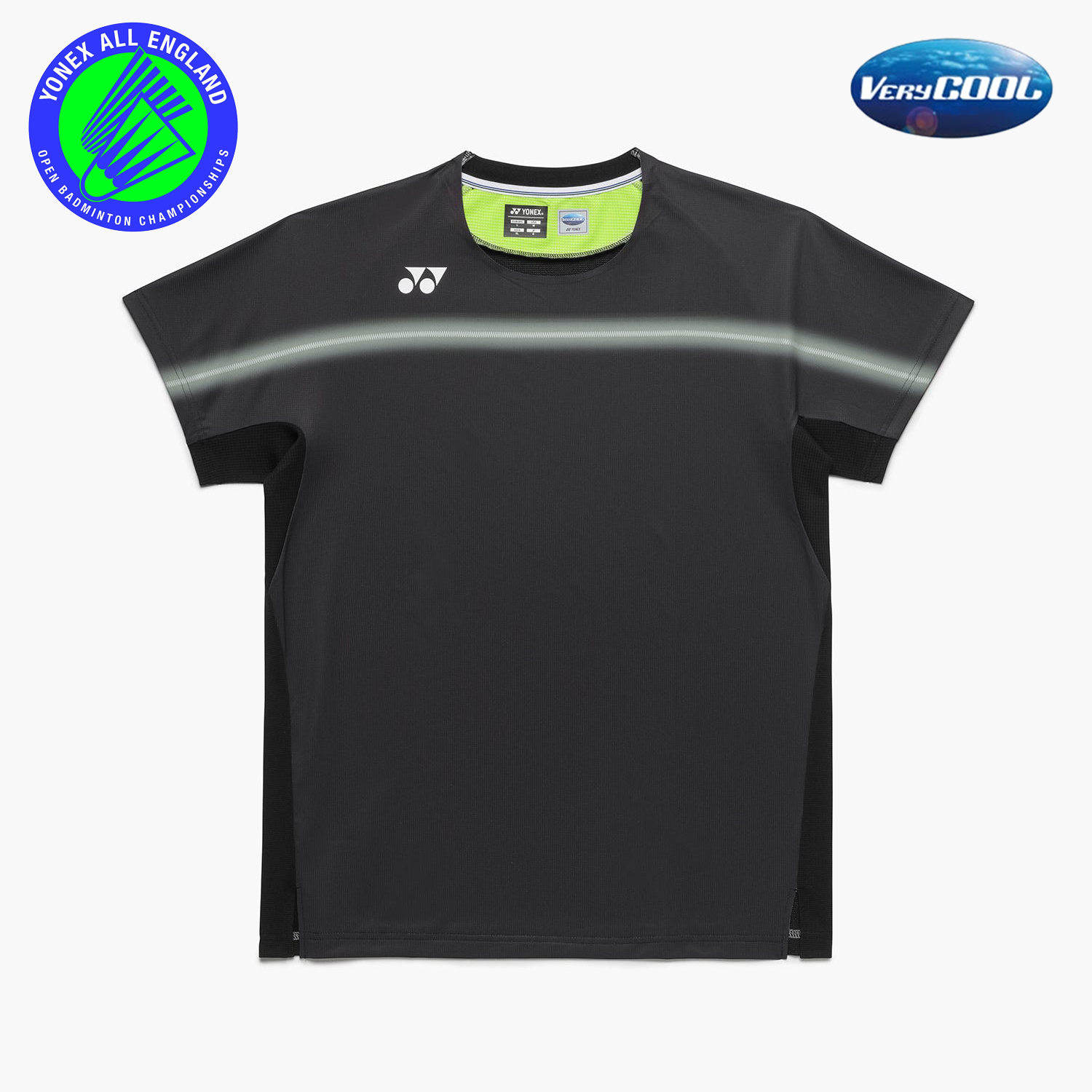 Yonex All England Men's Crew Neck T-Shirt 10711BK (Black)