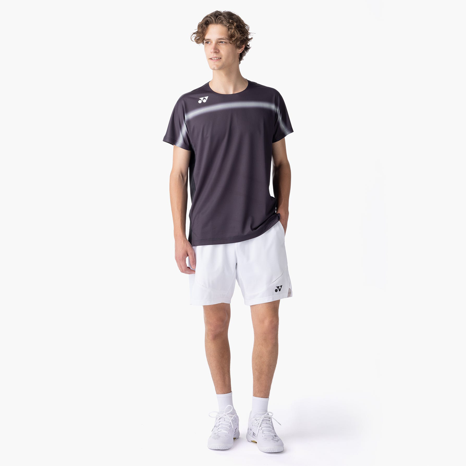 Yonex All England Men's Crew Neck T-Shirt 10711BK (Black)