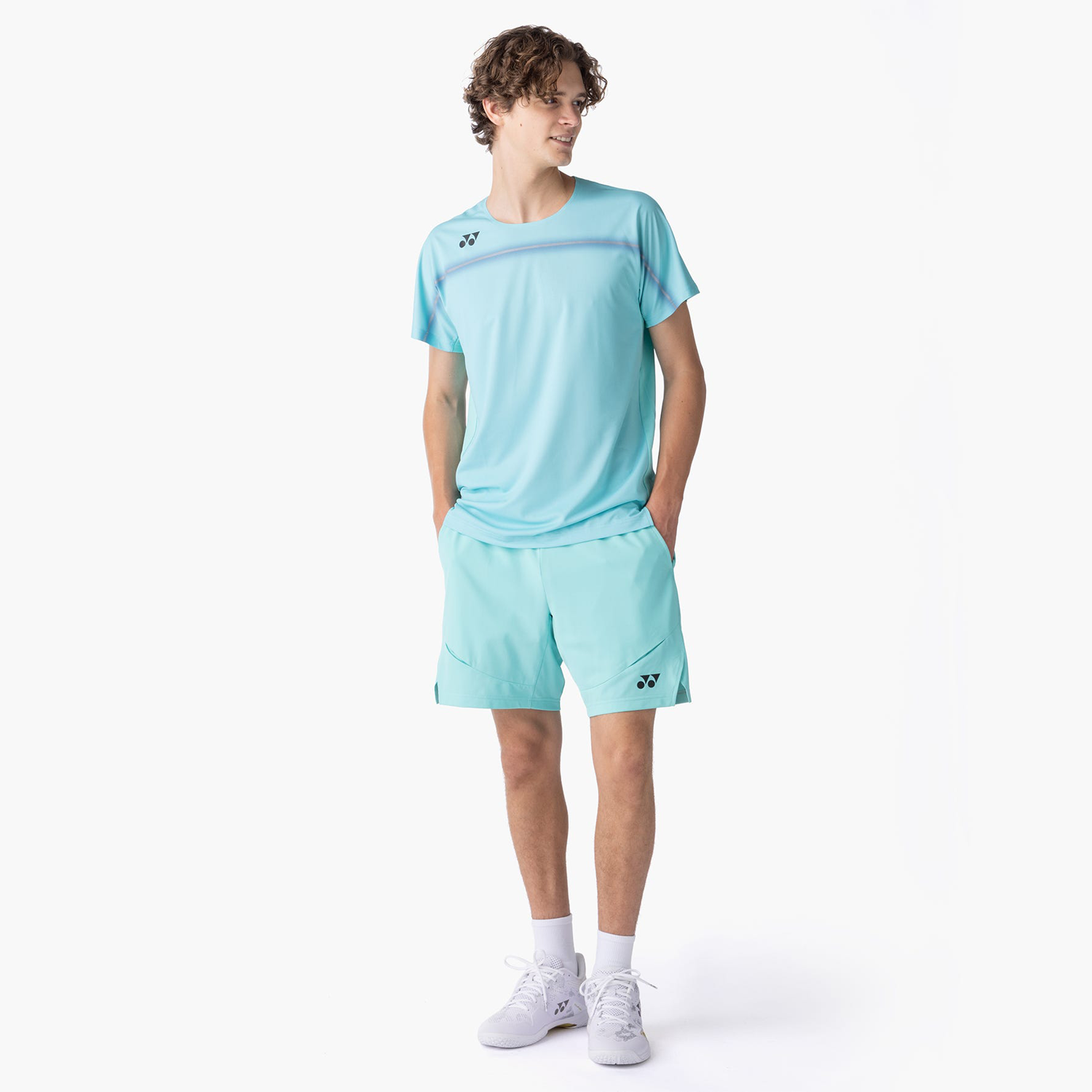 Yonex All England Men's Crew Neck T-Shirt 10711CLM (Clear Mint)