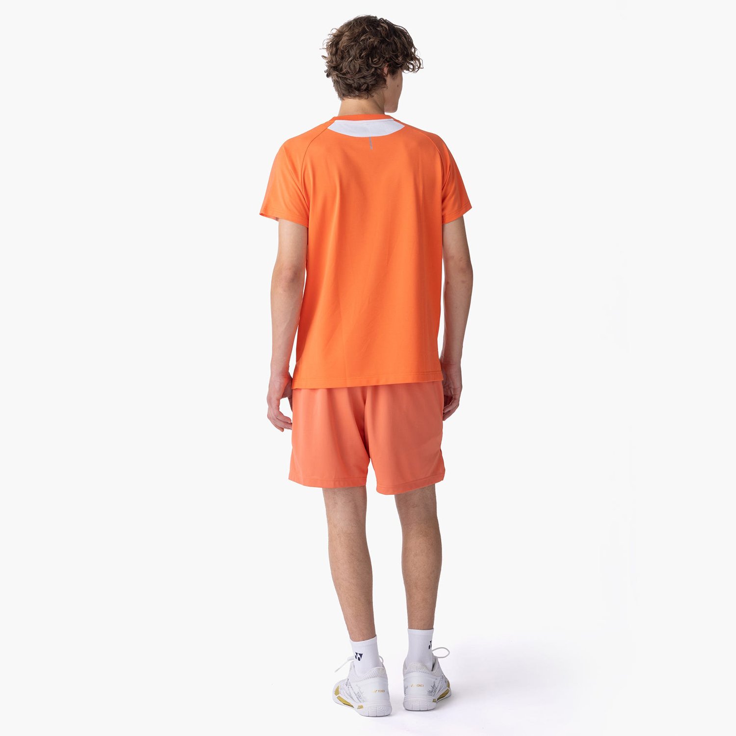 Yonex All England Men's Crew Neck T-Shirt 10711CYBO (Cyber Orange)