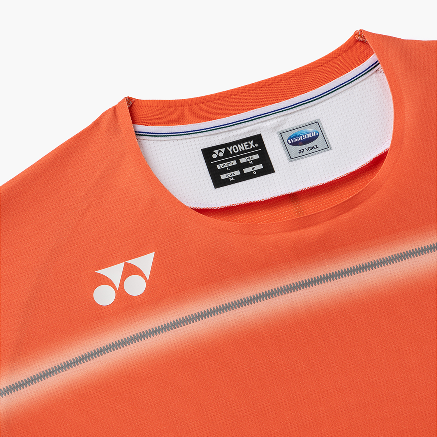 Yonex All England Men's Crew Neck T-Shirt 10711CYBO (Cyber Orange)