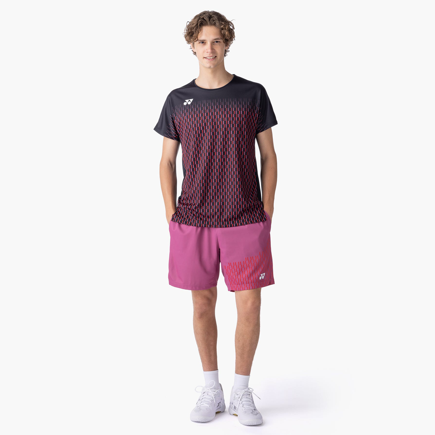 Yonex All England Men's Crew Neck T-Shirt 10713BK (Black)