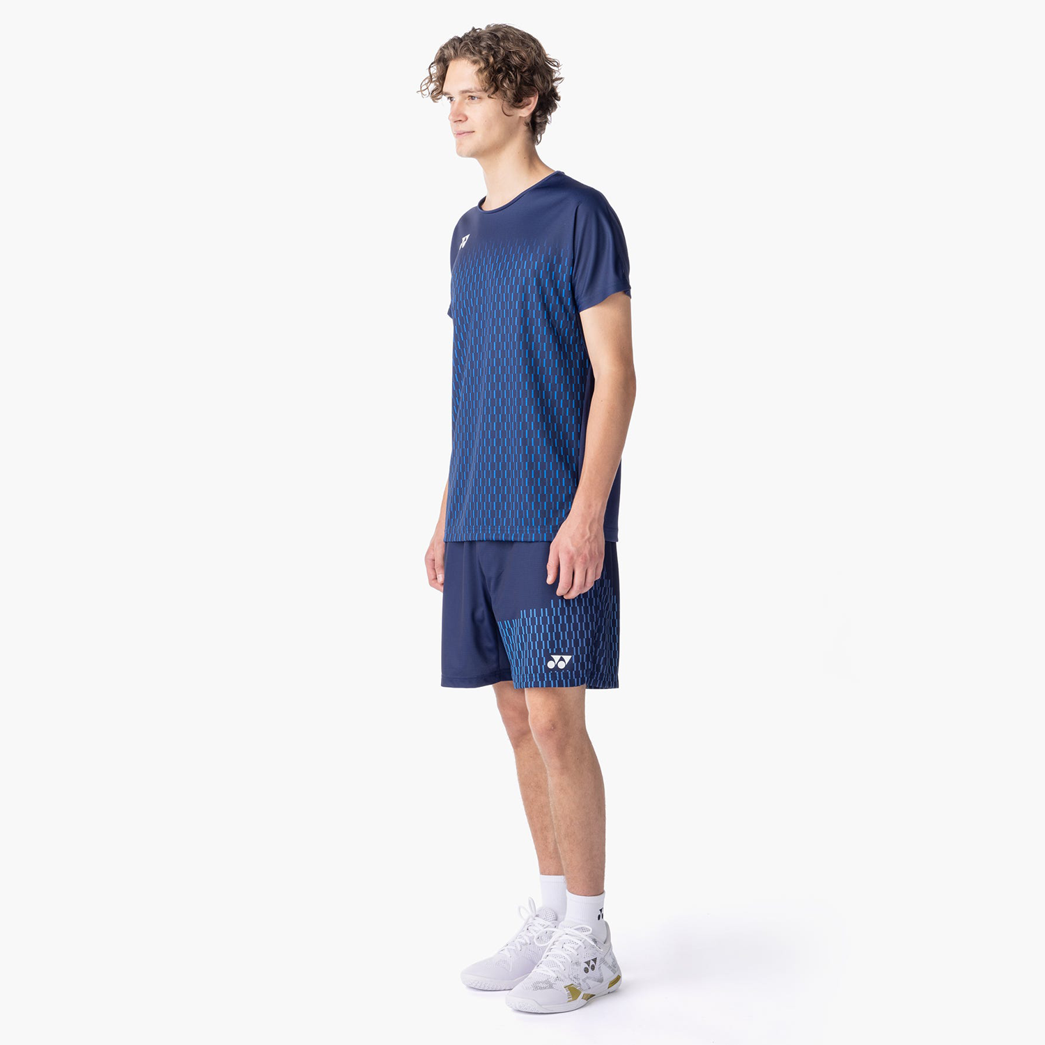 Yonex All England Men's Crew Neck T-Shirt 10713DKN (Dark Navy)