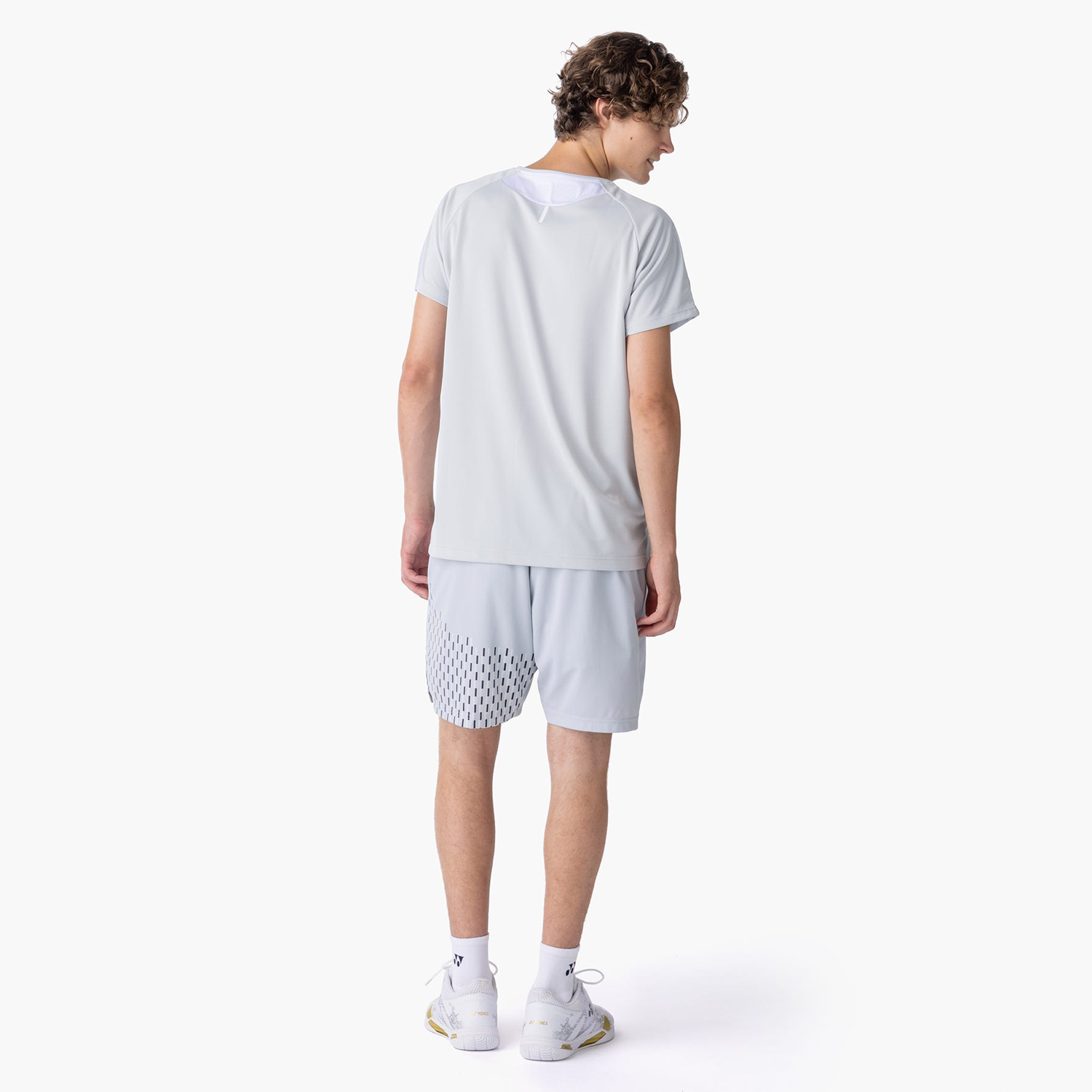 Yonex All England Men's Crew Neck T-Shirt 10713SGR (Silver Gray)