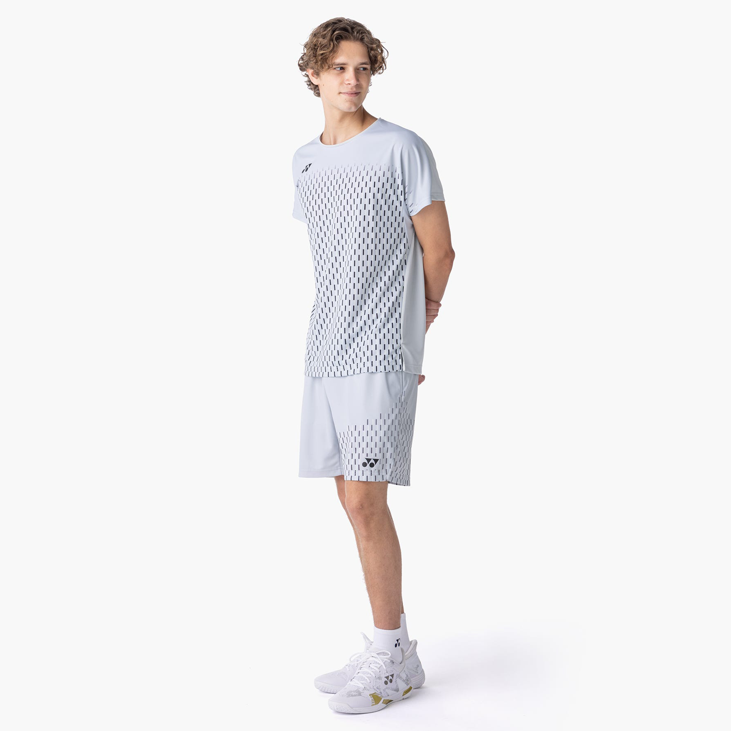 Yonex All England Men's Crew Neck T-Shirt 10713SGR (Silver Gray)