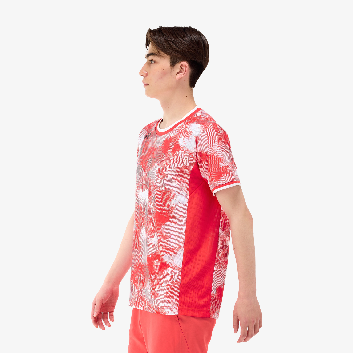 Yonex Men's Game Shirts 10575 (Pearl Red)