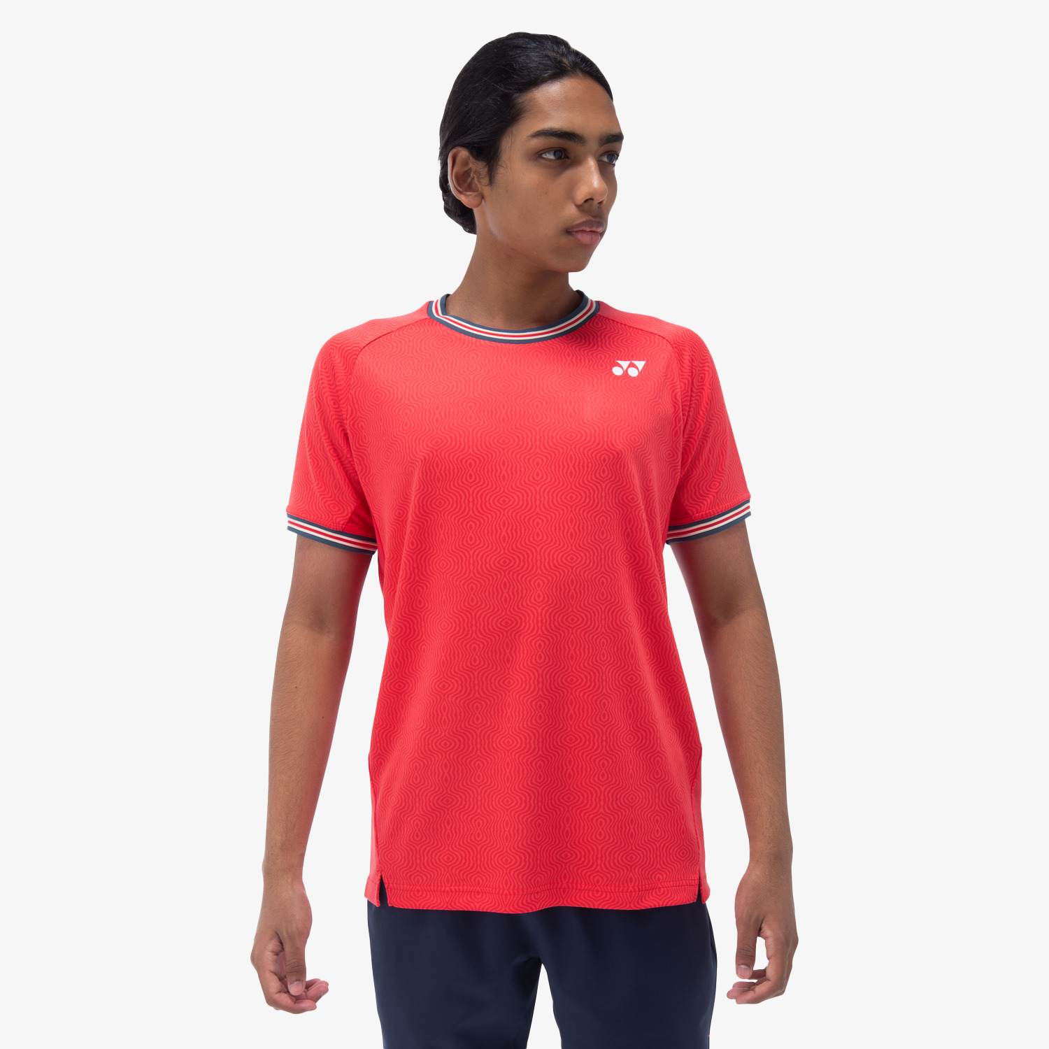 Yonex Men's Game Shirts 10578 (Pearl Red) – JoyBadminton Yonex Men's Game Shirts 10578 (Pearl Red) – JoyBadminton