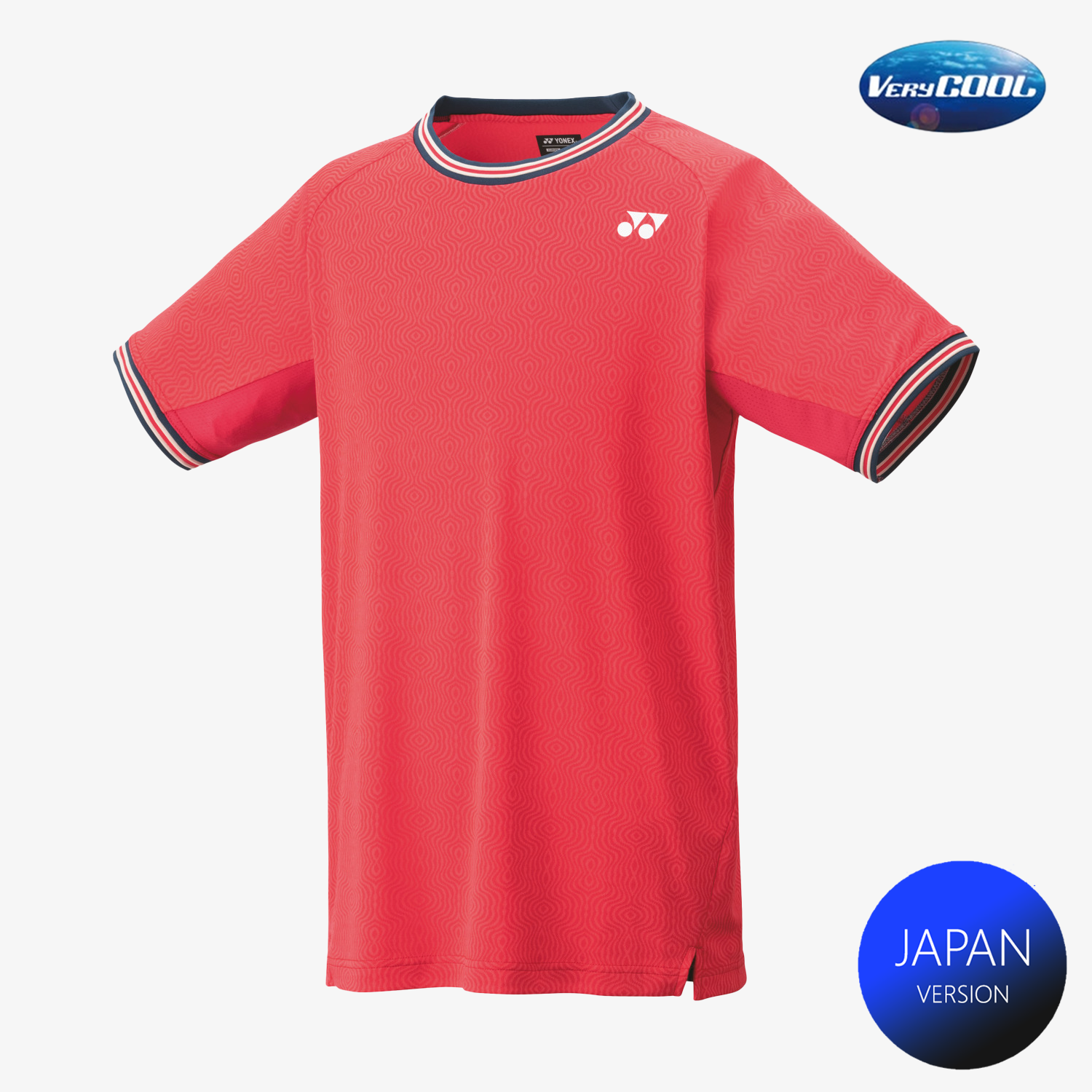 Yonex Men's Game Shirts 10578 (Pearl Red) – JoyBadminton Yonex Men's Game Shirts 10578 (Pearl Red) – JoyBadminton