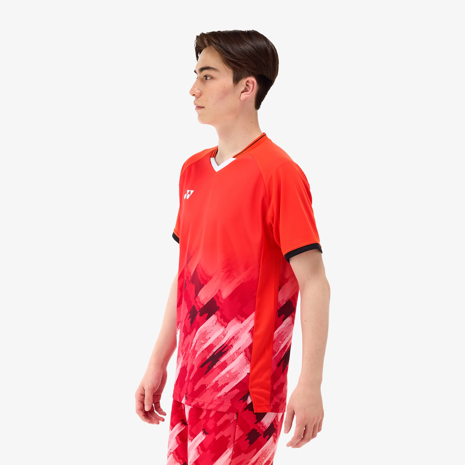 Yonex Men's Game Shirts 10581 (Flash Orange)