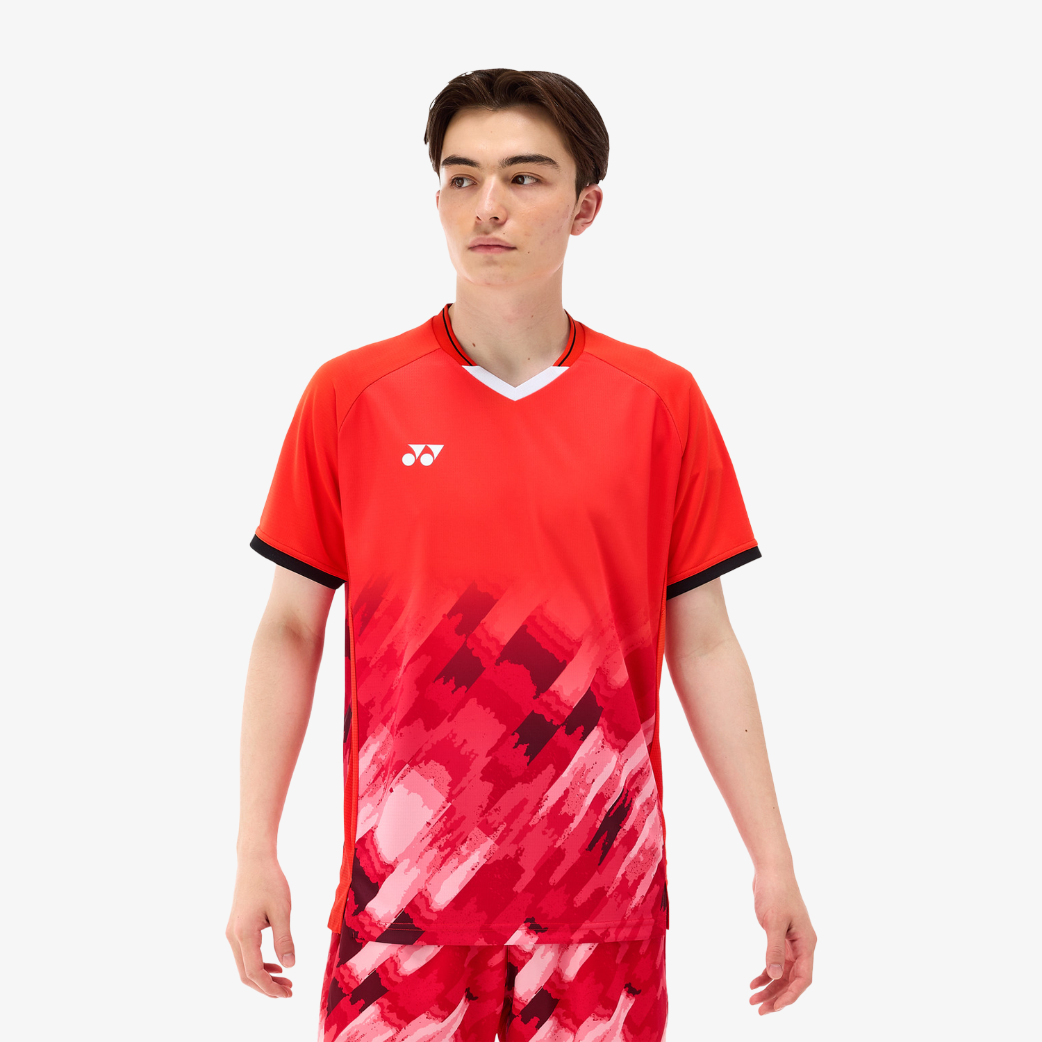 Yonex Men's Game Shirts 10581 (Flash Orange)