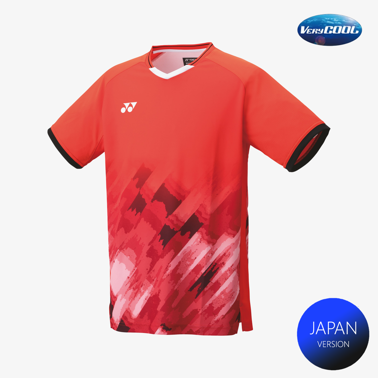 Yonex Men's Game Shirts 10581 (Flash Orange)