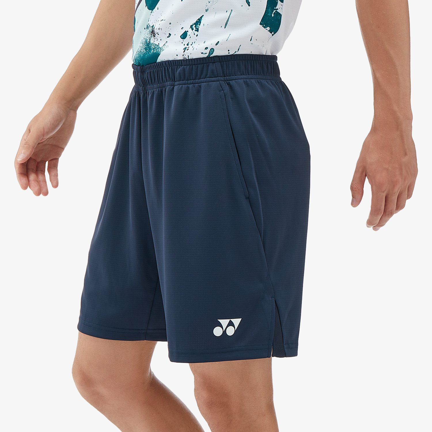 Yonex Men's Knitted Half Pants 15170 (Navy Blue)