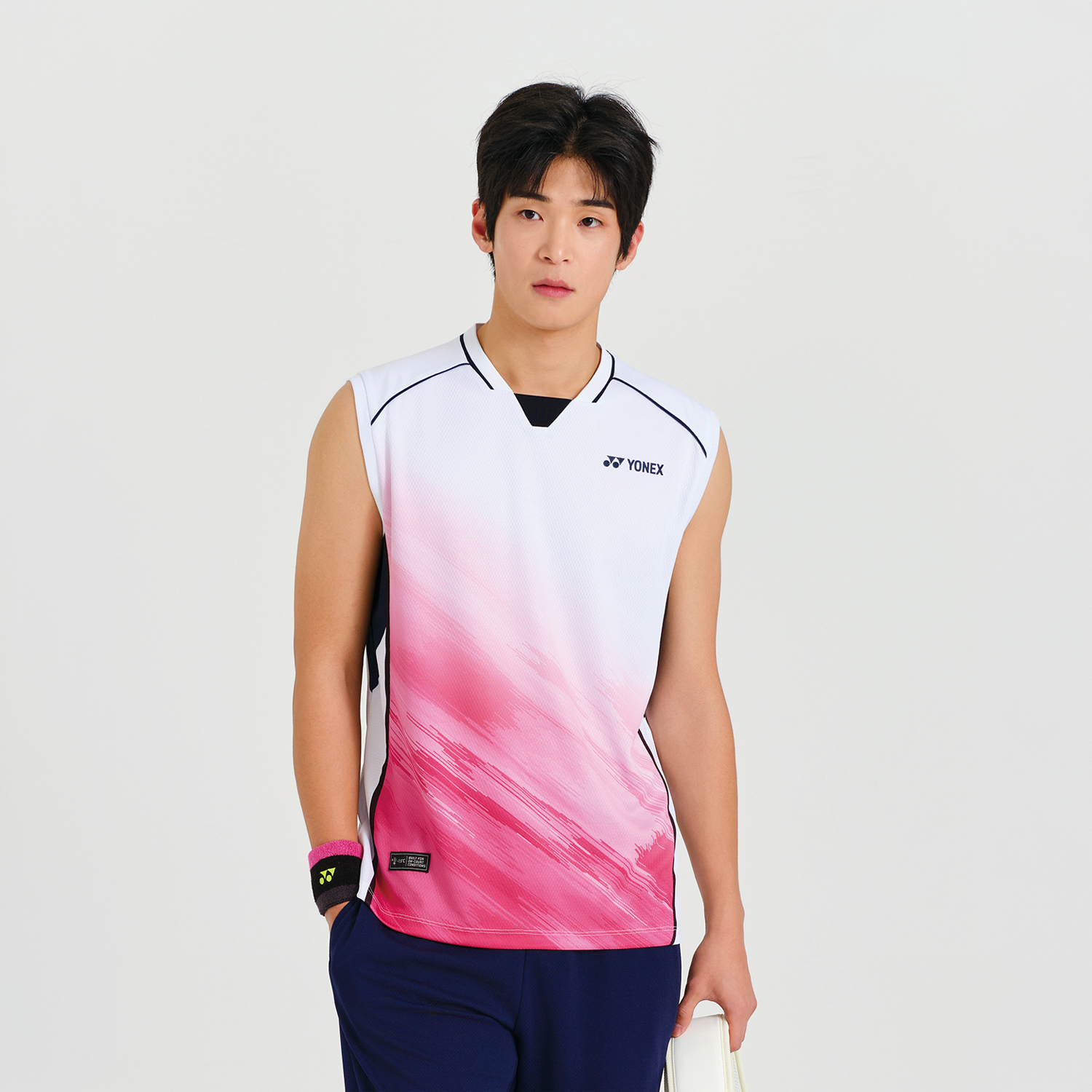 Yonex Men's Sleeveless Top 261TR001M (White)