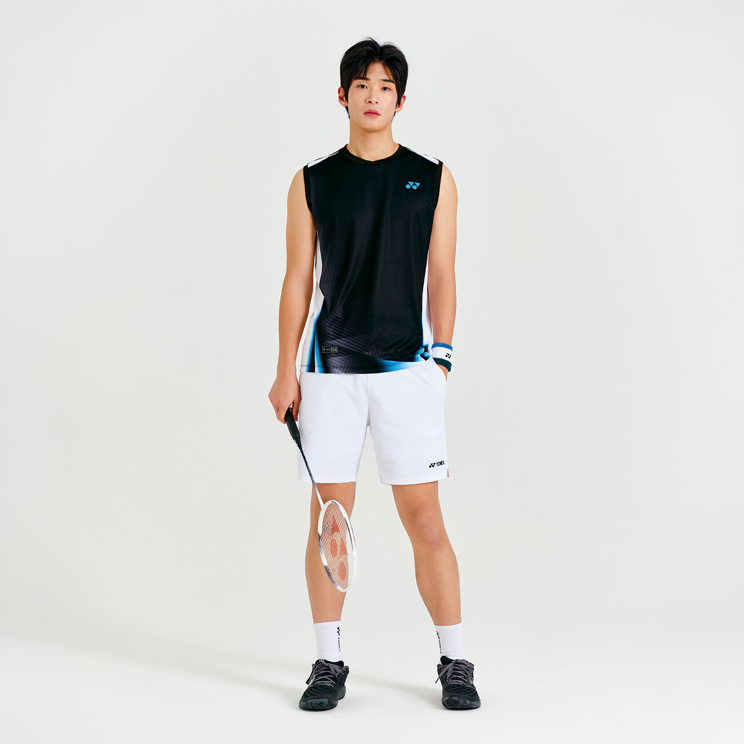 Yonex Men's Sleeveless Top 261TR002M (Black)
