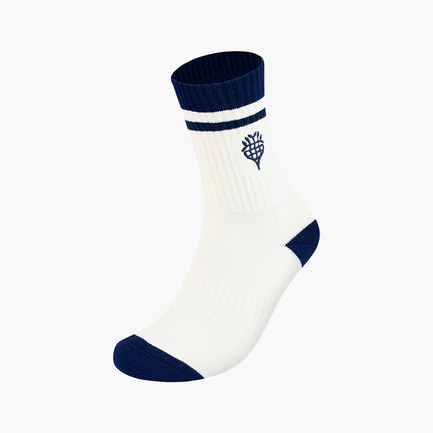Yonex Men's Socks Nature Series 19273 (White/Navy) M
