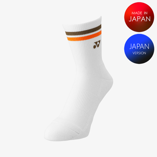 Yonex Men's Sport Crew Socks 19194 (Oil Brown) M