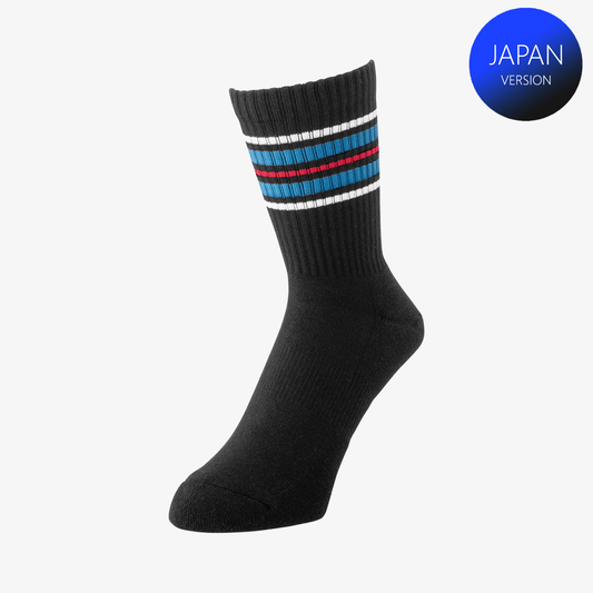 Yonex Men's Sport Crew Socks 19241YBK (Black) M