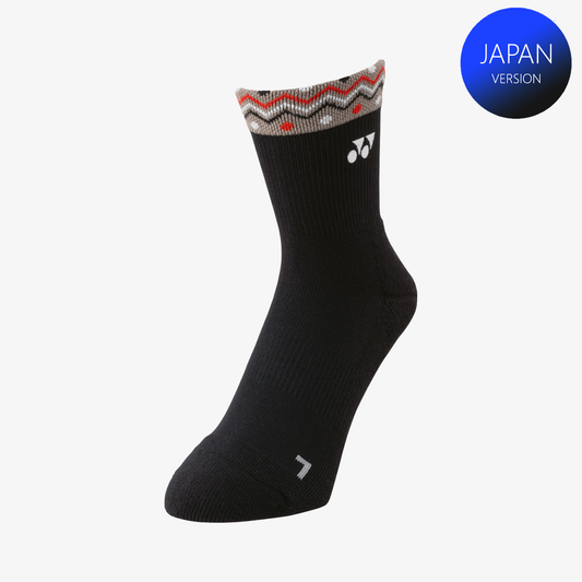 Yonex Men's Sport Crew Socks 19243YBK (Black) M