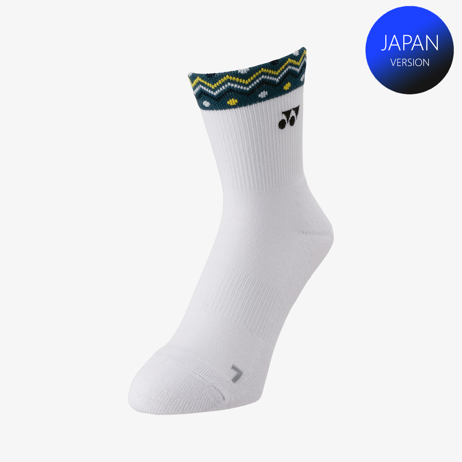 Yonex Men's Sport Crew Socks 19243YW (White) M