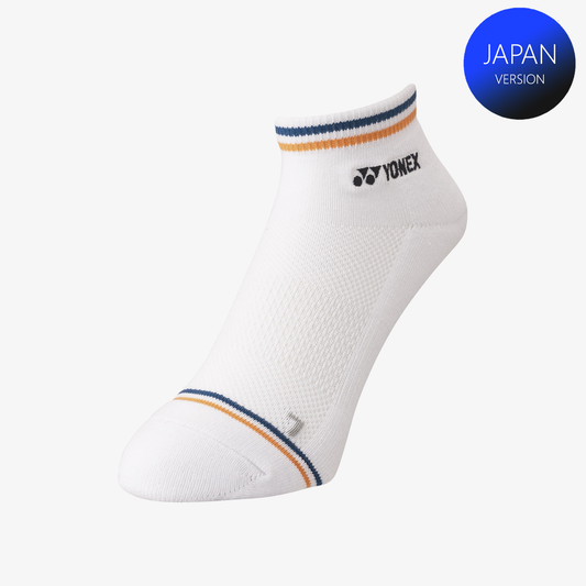 Yonex Men's Sport Low-Cut Socks 19181WAMB (White/American Blue) M