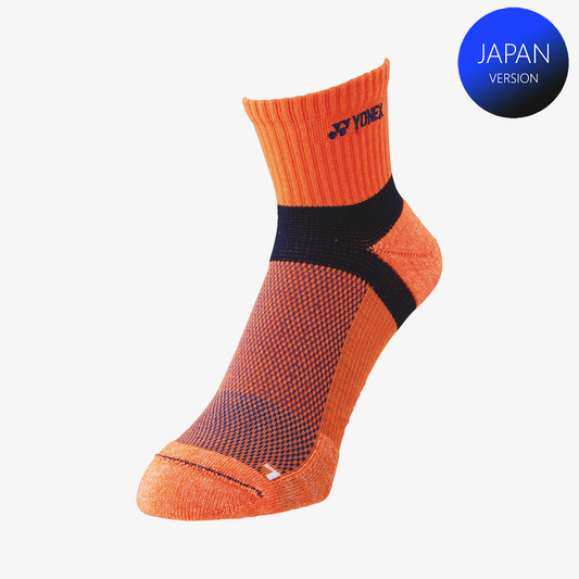 Yonex Men's Sport Quarter Socks 19232 (High Orange) M