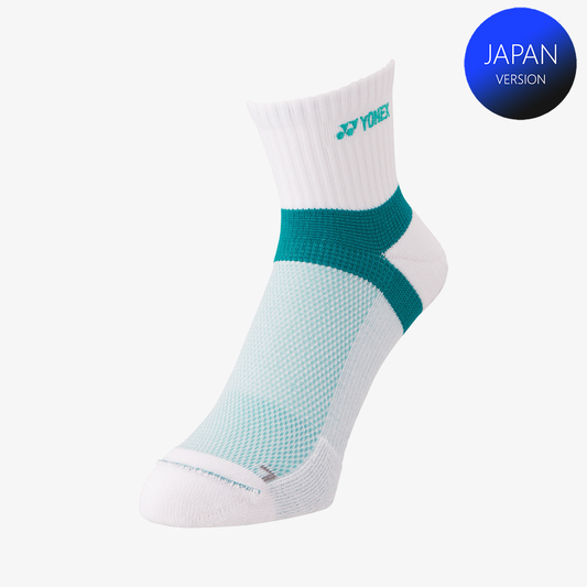 Yonex Men's Sport Quarter Socks 19232 (White) M