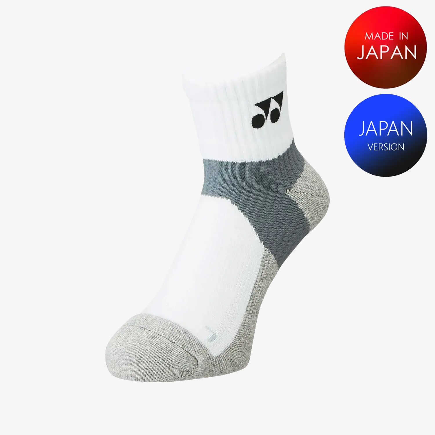 Yonex Men's Sports Crew Socks 19152 (Gray) M