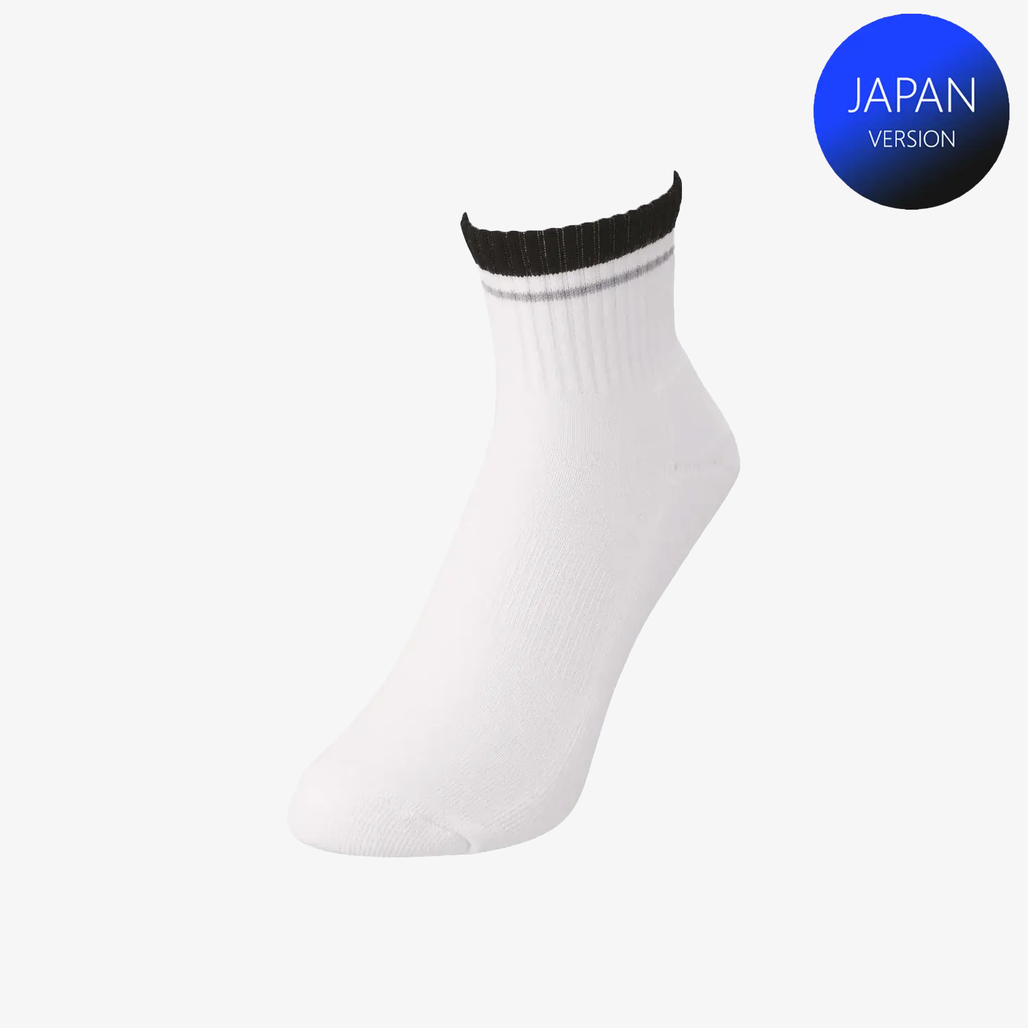 Yonex Men's Sports Crew Socks 19197 (Black) M