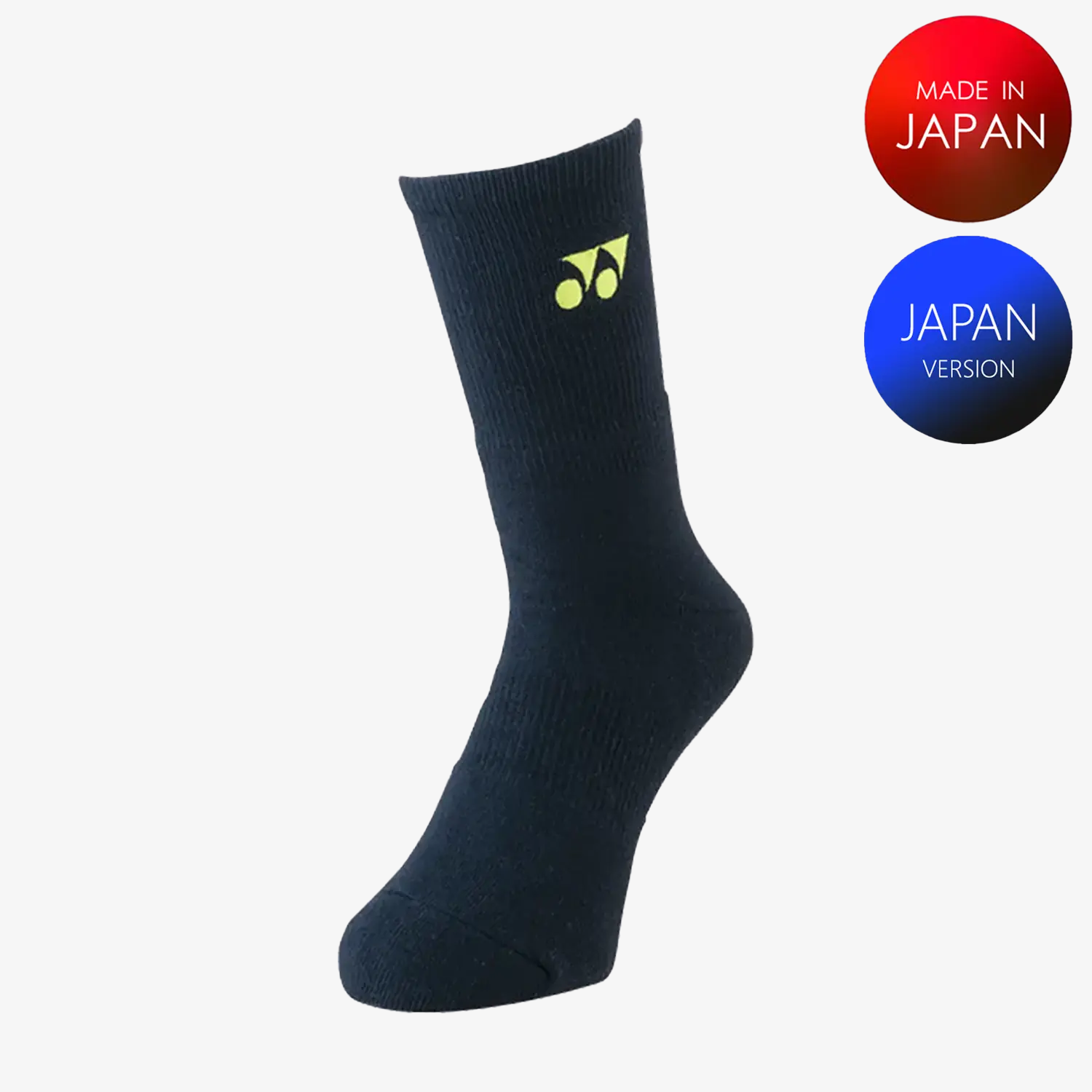 Yonex Men's Sports Socks 19120 (Navy / Citrus Green) M