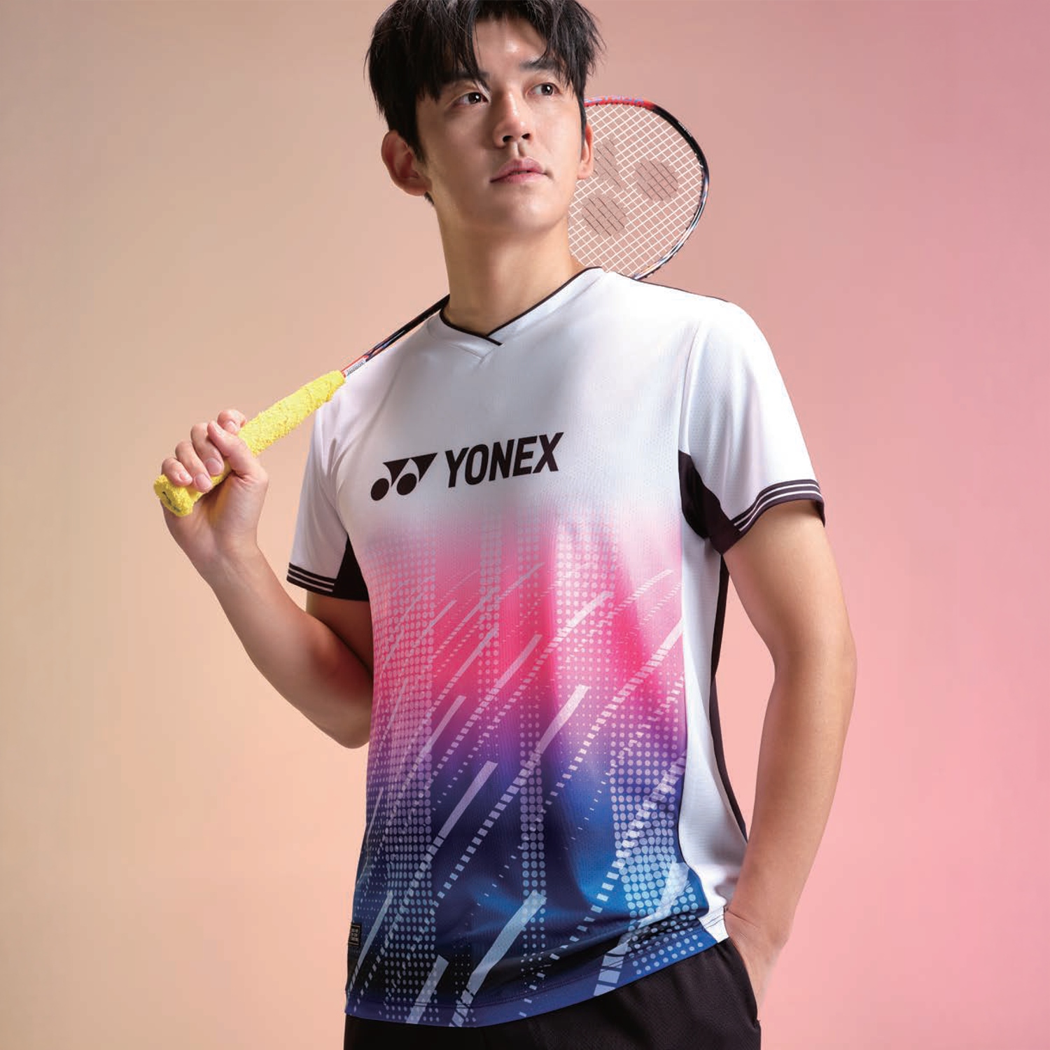 Yonex Men's T-Shirt 241TS015M (Neon Pink)