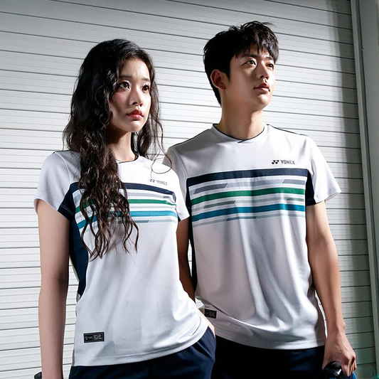 Yonex Matching T-shirts 243TS017M & 243TS018F (White)