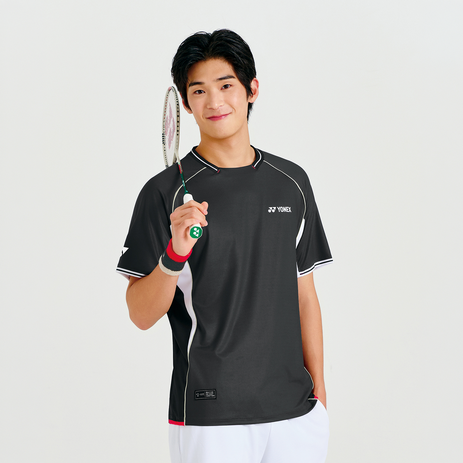 Yonex Men's T-Shirt 261TS003M (Stone Charcoal)
