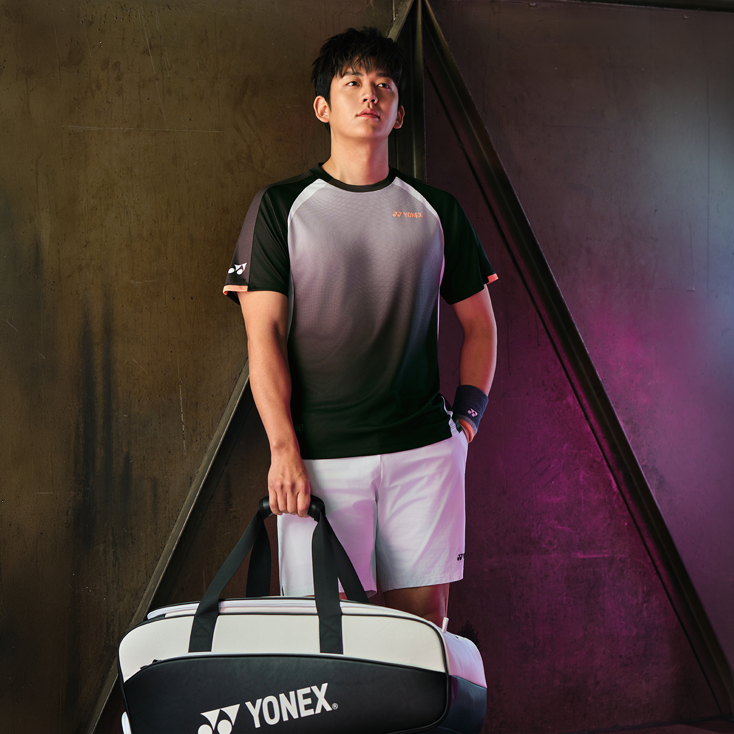 Yonex Matching T-shirts 261TS033M & 261TS034F (Black)