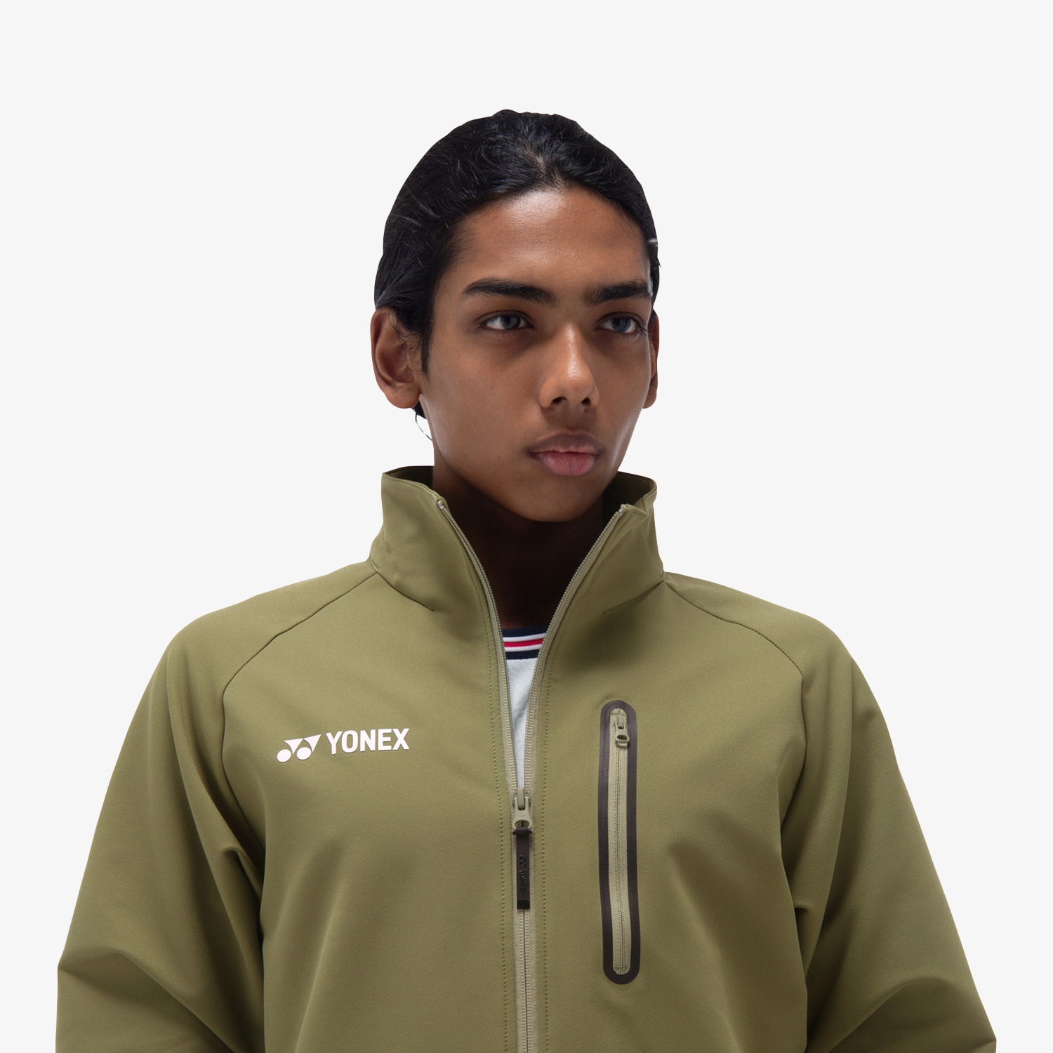 Yonex Men's Warm-Up Jacket 50148 (Light Olive)