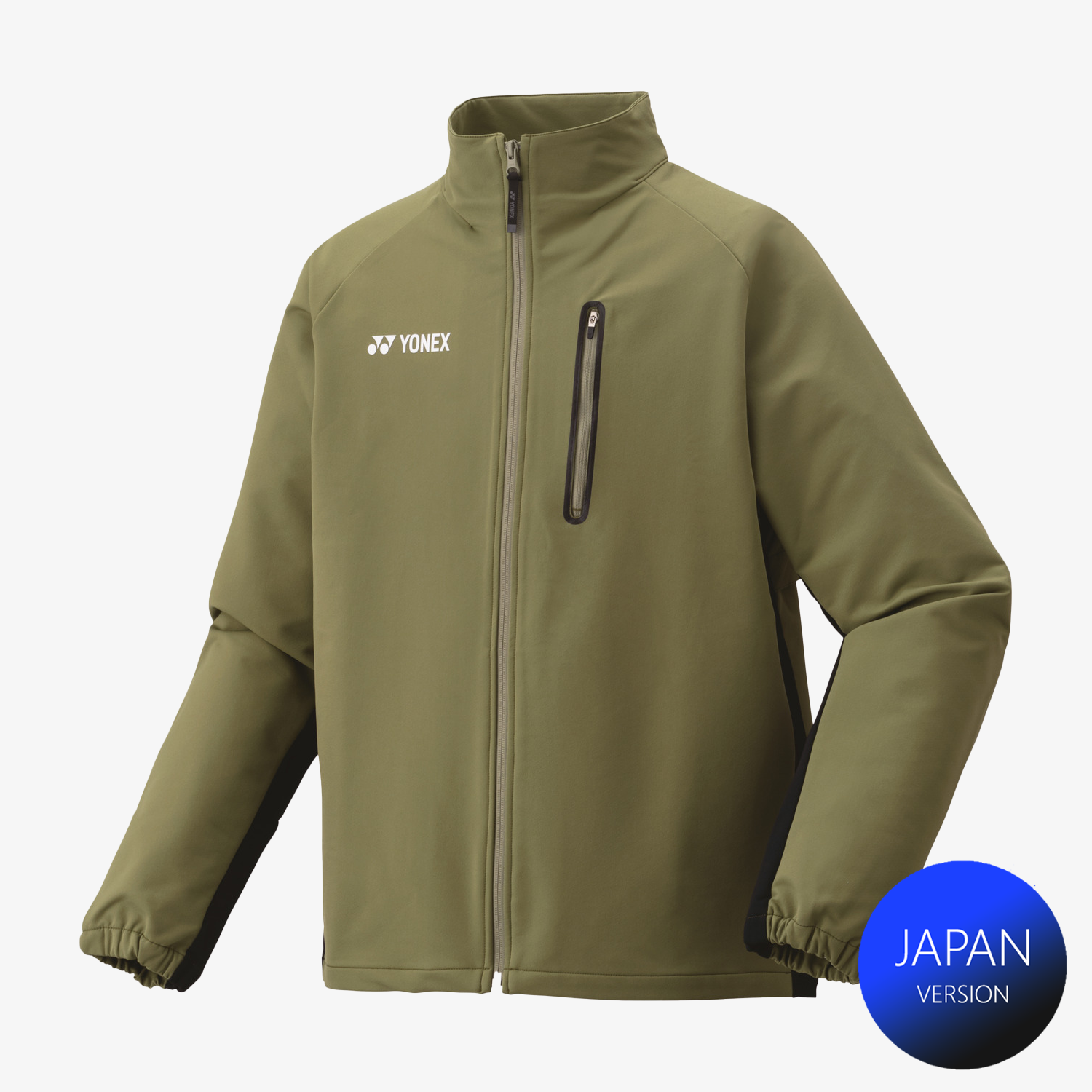 Yonex Men's Warm-Up Jacket 50148 (Light Olive)