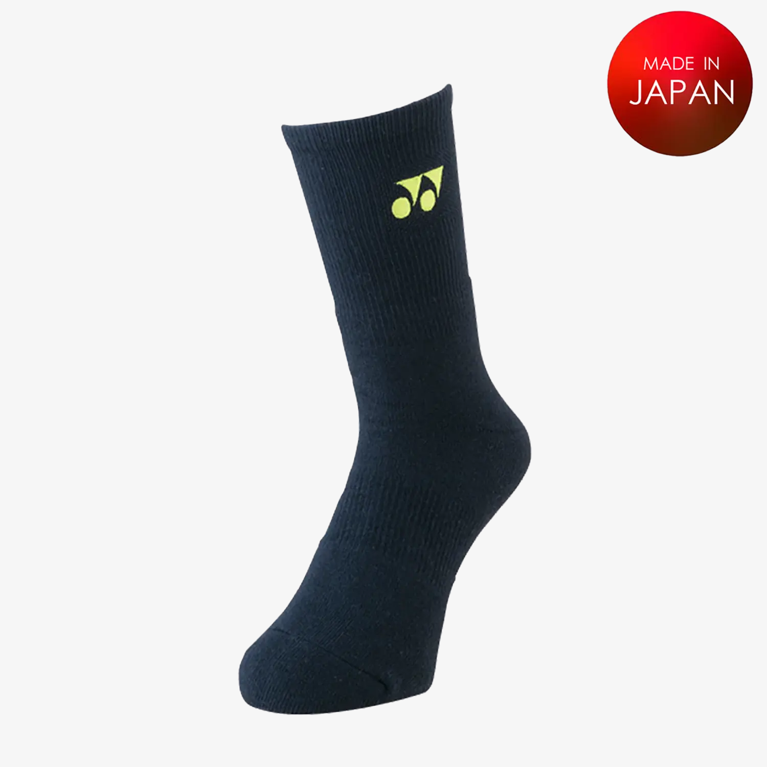 Yonex Men's XL Sports Socks 19120 (Navy/Citrus Green) L