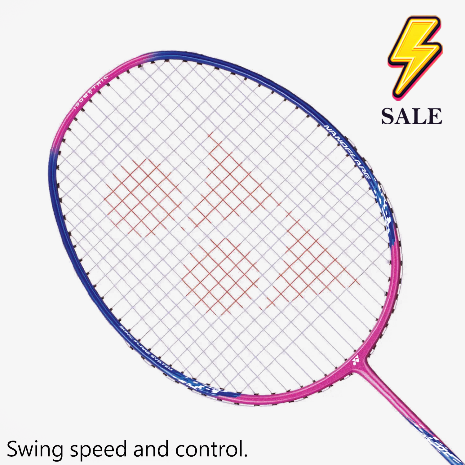 Yonex Nanoflare 001 Clear (Pink) Pre-Strung