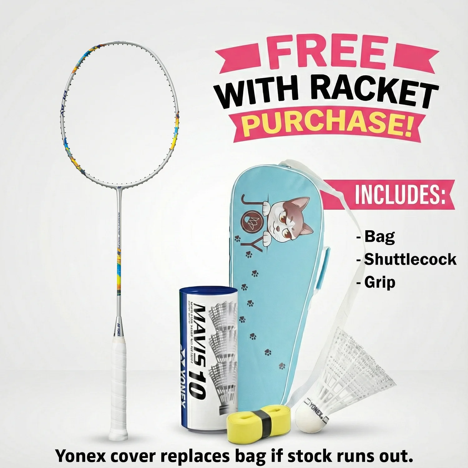 Yonex Nanoflare 700 Play (Silver/Sky Blue) (Pre-Strung)