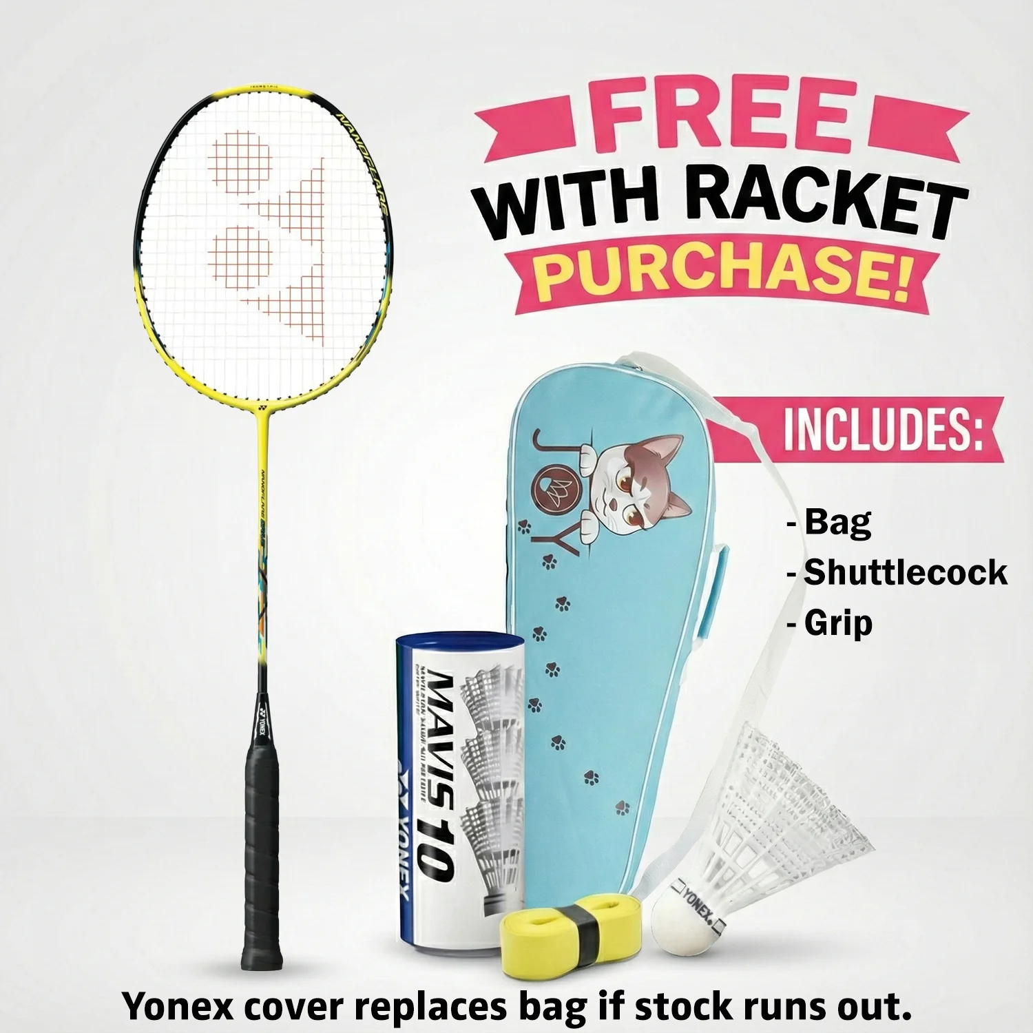 Yonex Nanoflare Drive (Yellow/Black) (Pre-Strung)