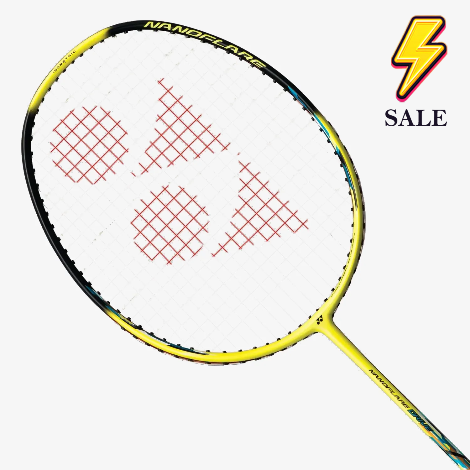 Yonex Nanoflare Drive (Yellow / Black) Pre-Strung - JoyBadminton Yonex Nanoflare Drive (Yellow / Black) Pre-Strung - JoyBadminton