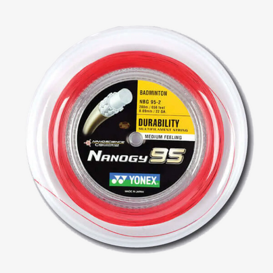 Yonex Nanogy 95 200m Badminton String (Red)