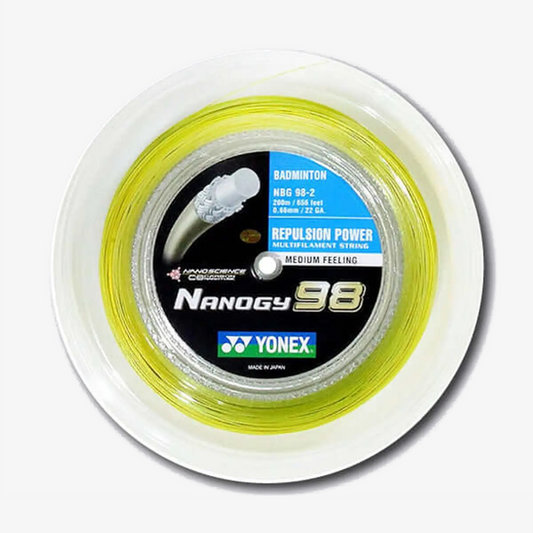 Yonex Nanogy 98 200m Badminton String (Yellow)