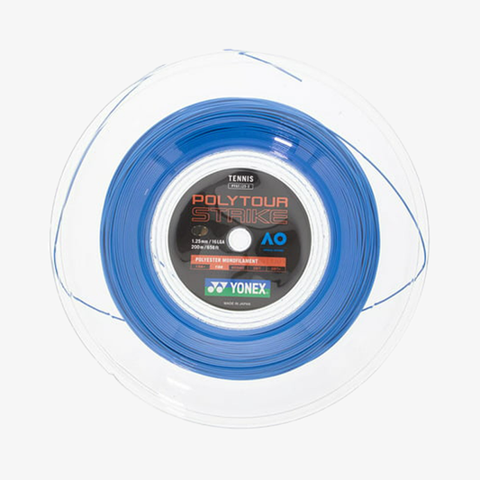 Yonex Polytour Strike 120 / 17 200m Tennis String Reel (Blue)