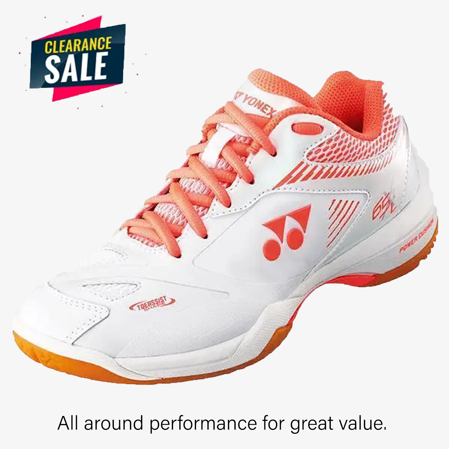 Yonex Power Cushion 65 X 2 Women's Shoe (White)