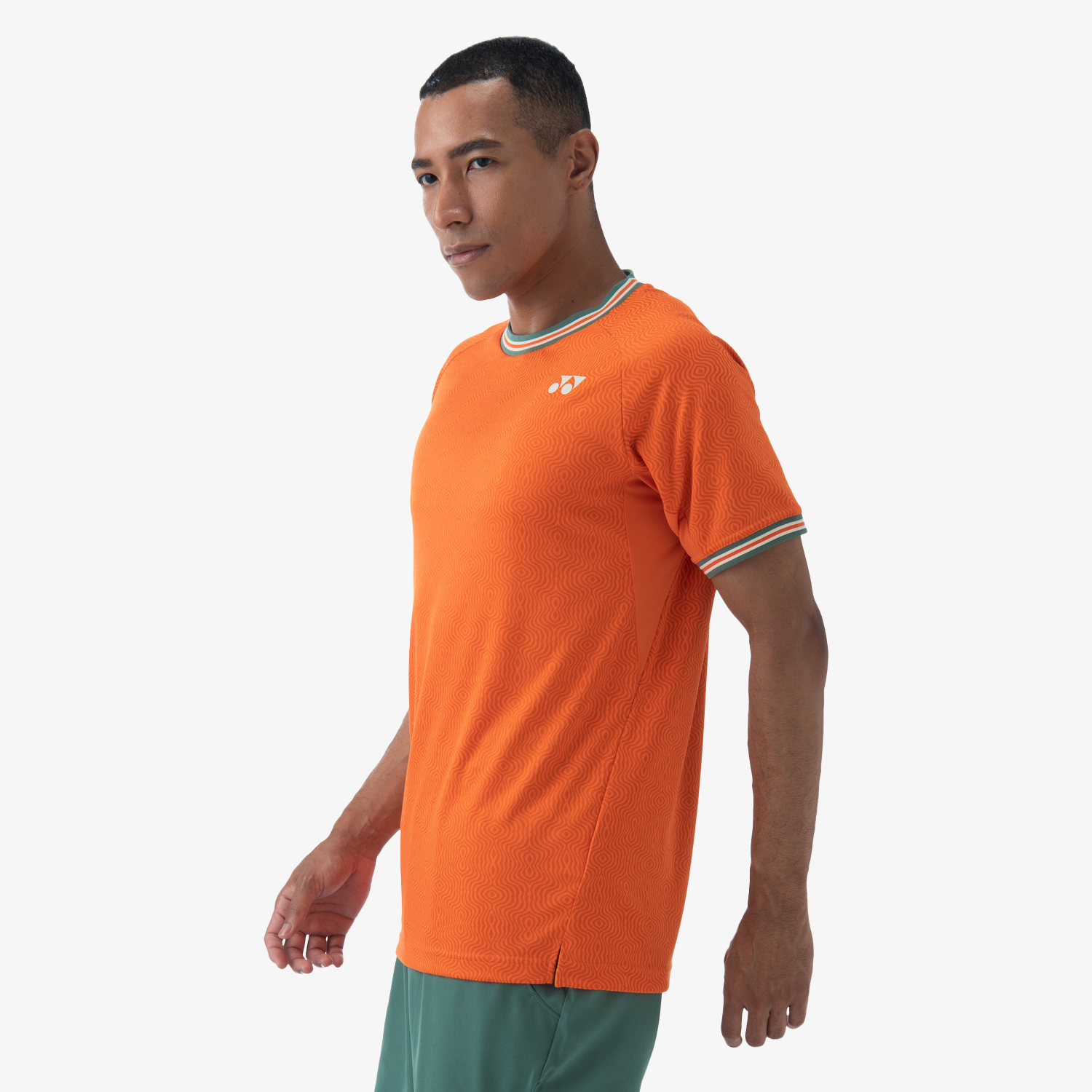 Yonex Unisex Crew Neck Shirt 10560 (Bright Orange) 