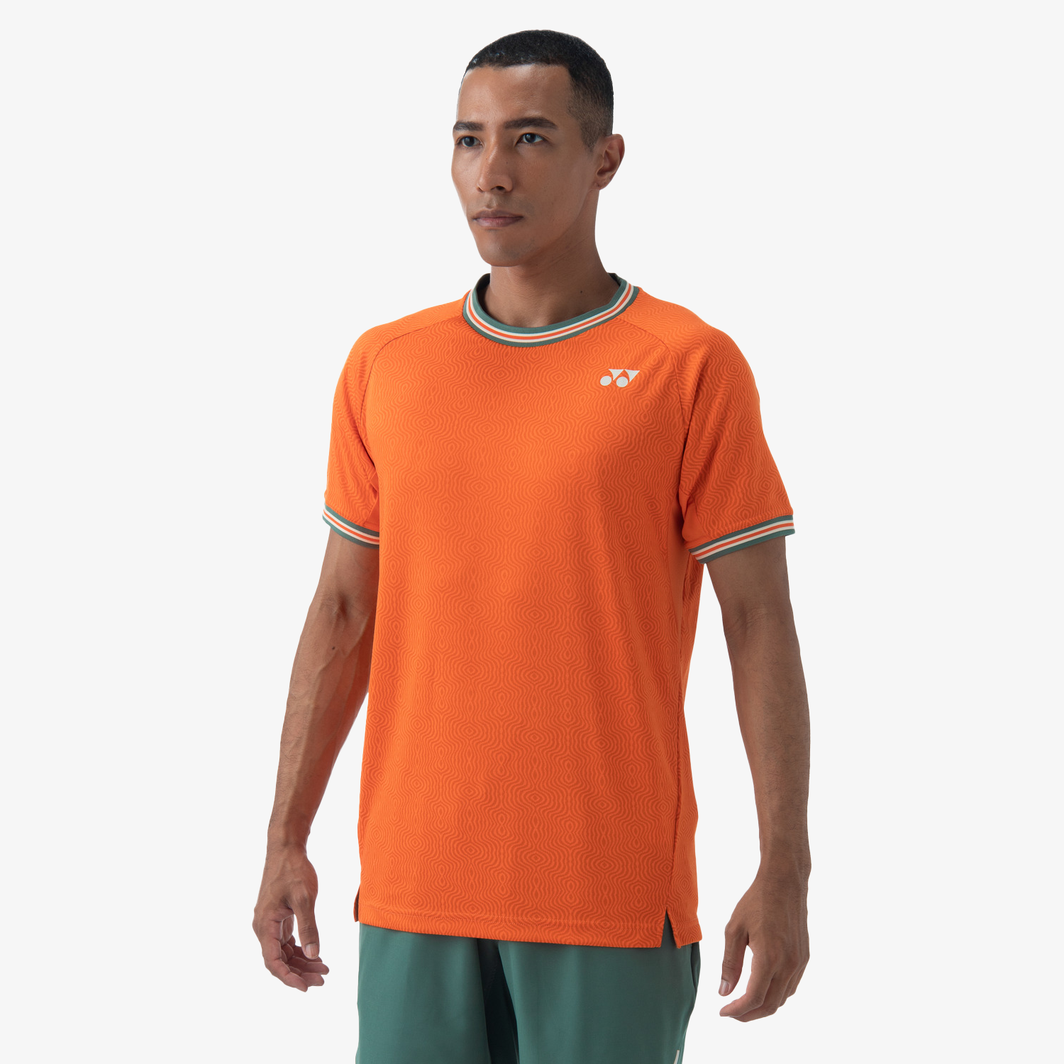 Yonex Unisex Crew Neck Shirt 10560 (Bright Orange) 