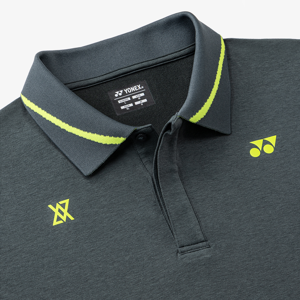 Yonex x Viktor Axelsen Unisex Polo Shirt 10689SGR (Steel Gray)
