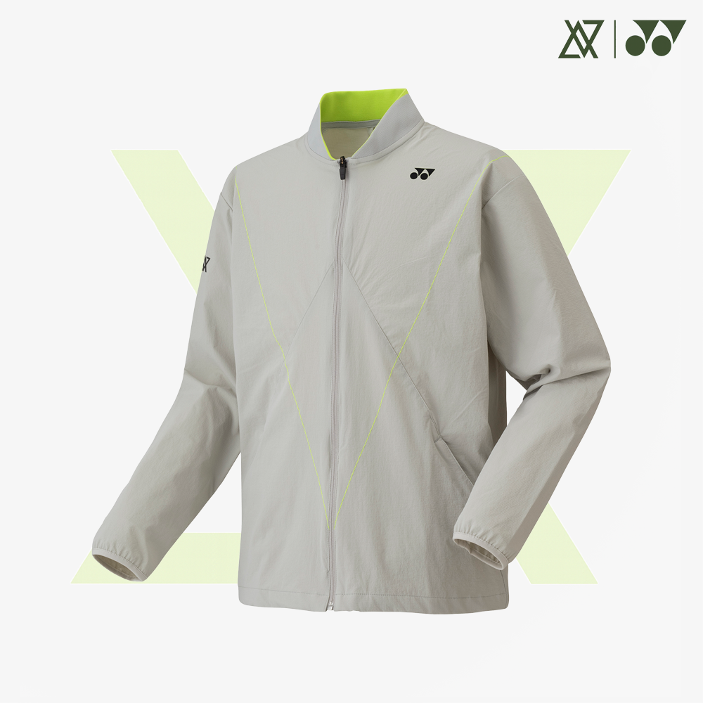 Yonex x Viktor Axelsen Unisex Warm-Up Jacket 50182GRB (Grayish Beige)