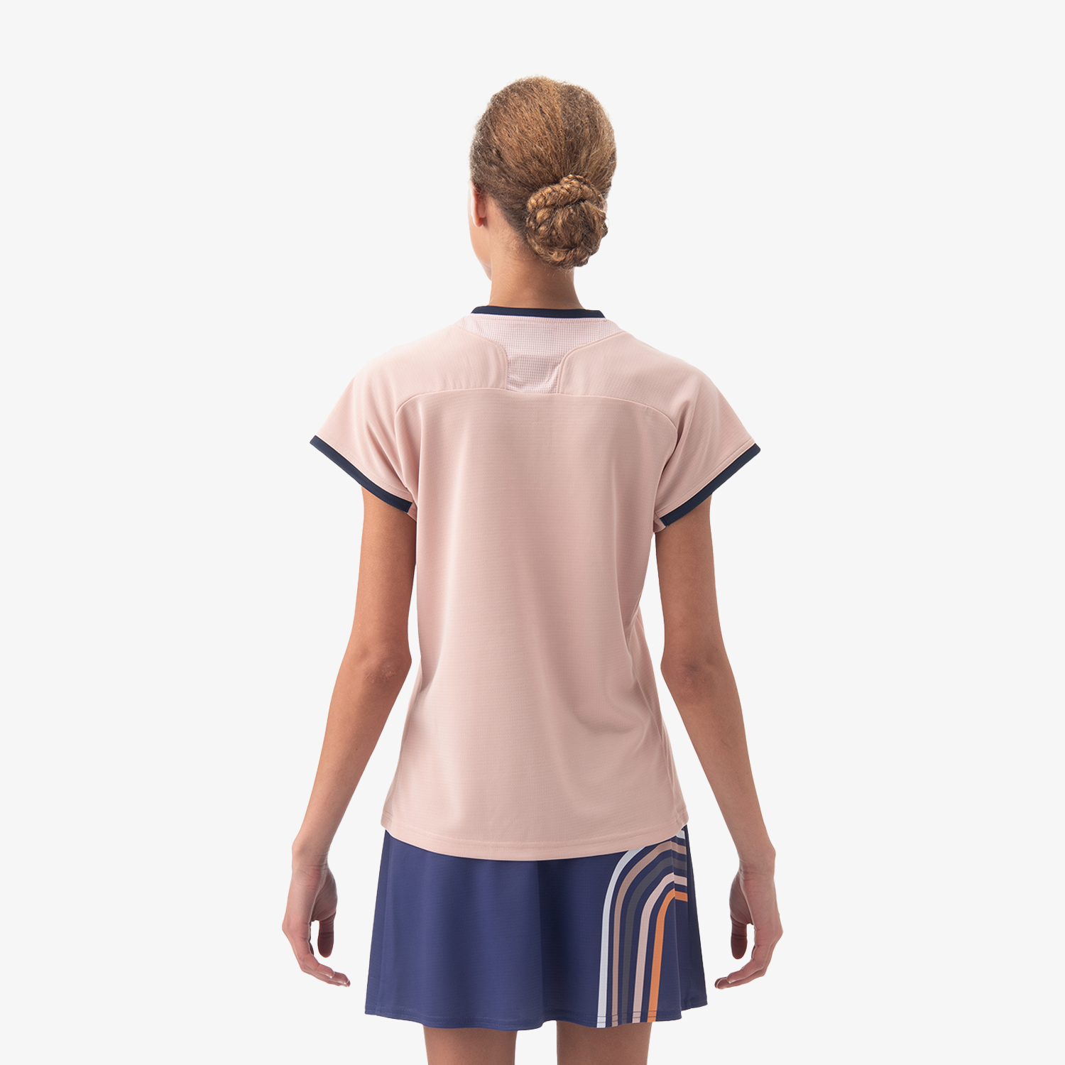 Yonex Women's Crew Neck Shirt 20854PKB (Pink Beige)